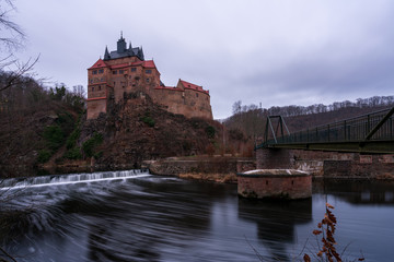 Fototapeta na wymiar Kriebstein Castle, Germany, Saxony.