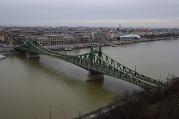 Fototapeta na wymiar Budapest - Chain Bridge