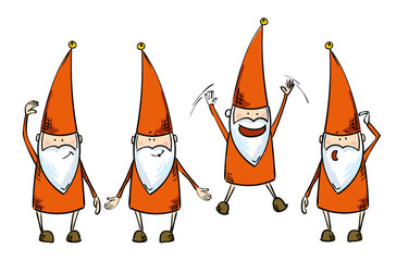 dwarfs in red