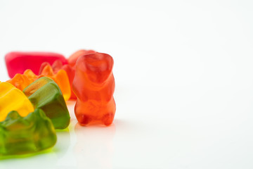 colorful gel bears
