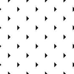 Abstract seamless pattern with black graphic triangles
