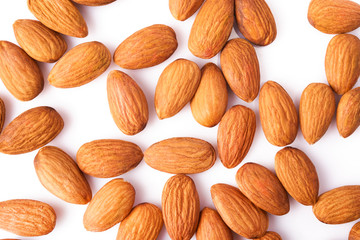 Fresh raw almond. Organic healthy snack