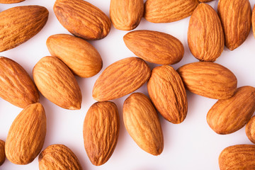 Fresh raw almond. Organic healthy snack