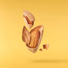 Fresh raw almond. Organic healthy snack