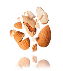 Fresh raw almond. Organic healthy snack