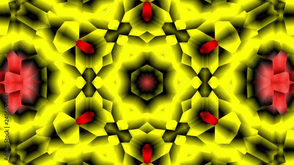 Poster abstract geometric retro shape animated background