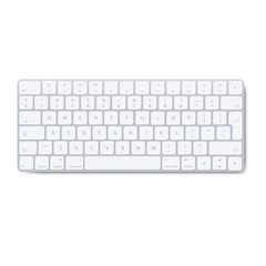 Modern Aluminum Computer Keyboard Isolated