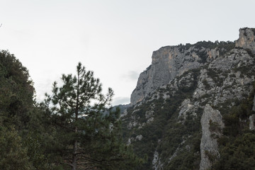 mount olympus gorge view from hiking path