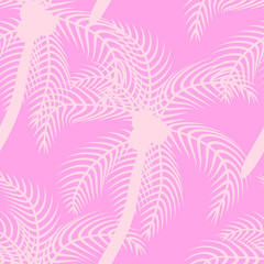 Palm tree pink pattern.