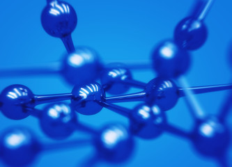 Molecular chemical physical bonds, atomic particles.
