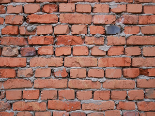 Brick Red Wall