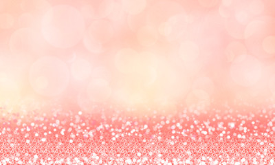 Red magic background with glitter. Luxury design with bokeh light effect.