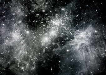 galaxy in a free space