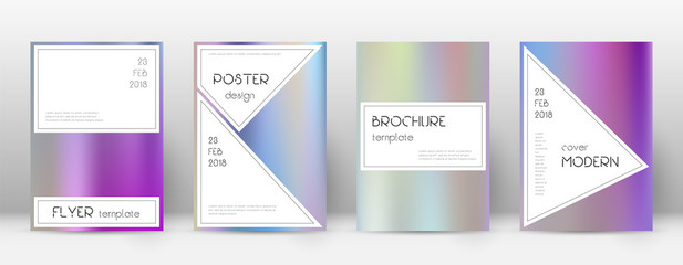 Flyer layout. Stylish remarkable template for Broc