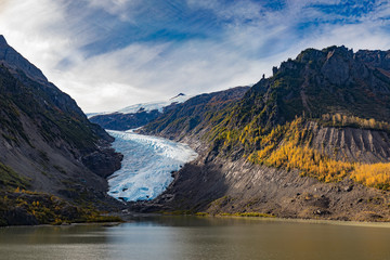 Ice of Bear Glacier Provincial Park BC Canada