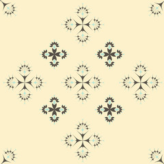 Abstract vector pattern illustration. Seamless ornament, textile background