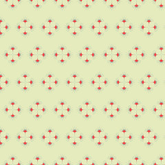 Abstract vector pattern illustration. Seamless ornament, textile background