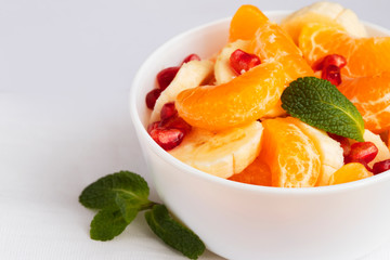 Fruit salad in a bowl