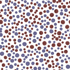 Abstract Seamless Pattern Small Polka Dot Very dark desaturated red And Mostly desaturated dark blue.