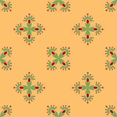 Abstract vector pattern illustration. Seamless ornament, textile background