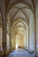Fototapeta na wymiar Interior of the Cathedral, gothic style, Segovia, Spain