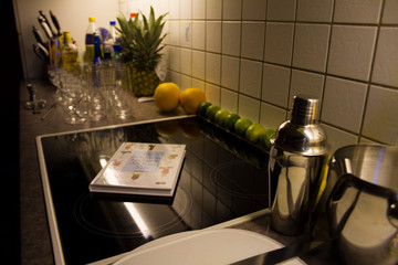 Cocktailparty in der Küche