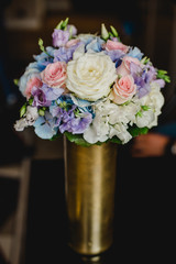 wedding flowers bride bouquet rings