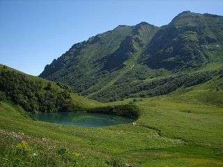 lake in the mountains