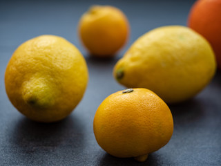 Bergamotte und Zitrone