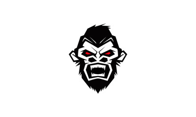 angry monkey logo