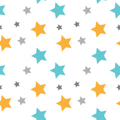 Star seamless pattern.Design template for wallpaper,fabric,wrapping,textile