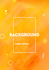 Modern abstract colorful geometric background. Shapes with trendy gradients composition for your design. 