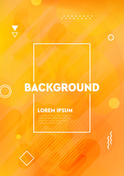 Modern abstract colorful geometric background. Shapes with trendy gradients composition for your design. 