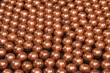 metal ball isolated on white background