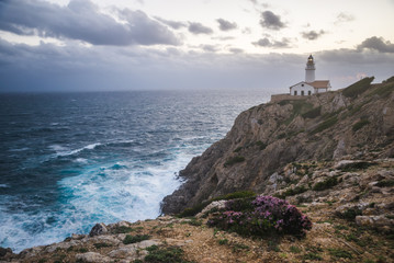 Fototapeta na wymiar Far de Capdepera lighthouse, Mallorca, Spain