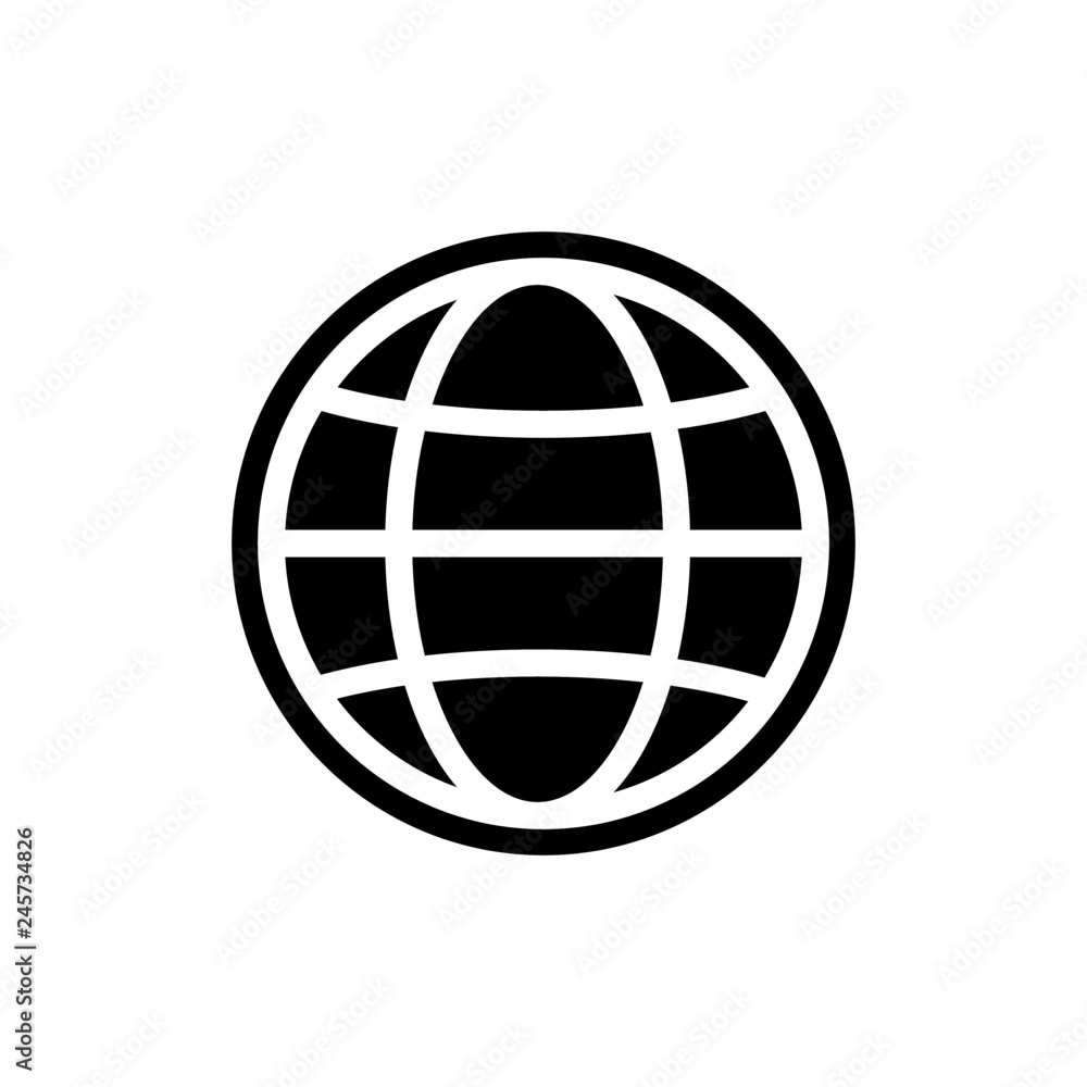 Poster vector illustration of internet icon, go to web icon and web icon.