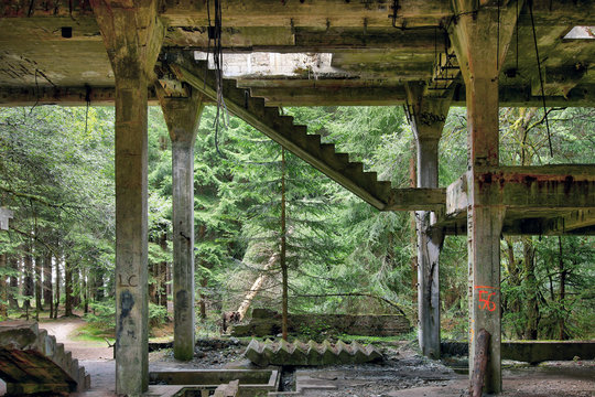 Former the tin mine and war prisons Rolava - Sauersack