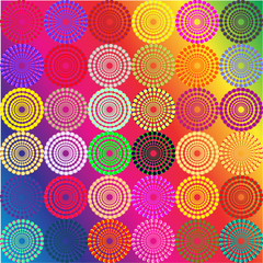 Collection of swatches memphis patterns - seamless. Retro fashion style 80-90s.