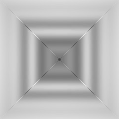 Abstract of futuristic simple design black and white pyramid square pattern background.