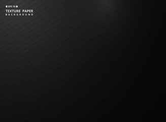 Fototapeta premium Abstract gradient black color stripe line texture background of texture page.
