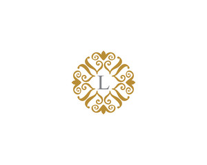 Monogram Letter L Frame Logo Icon 001