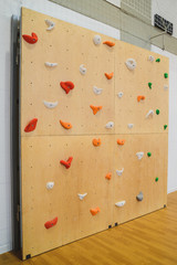 Large climbing wall for the whole frame