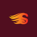 S Letter Fire Hd Images