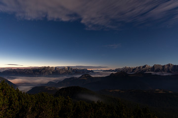 Morgenrot über Berchtesgaden