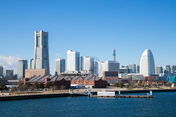 Fototapeta premium Od Osanbashi do Yokohamy Minatomirai