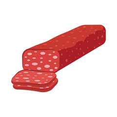 Isolated object of meat and ham icon. Collection of meat and cooking vector icon for stock.