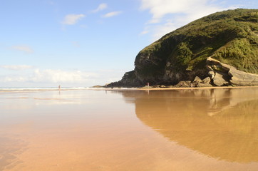 A wonderful beach in the Basque country