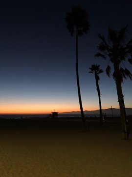Sunset in Venice Beach