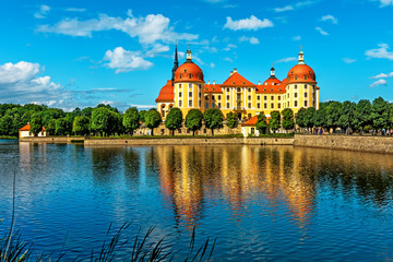 Obraz premium Moritzburg Castle in Saxony near Dresden.
