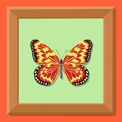 Frame for the picture. Wooden baguette.